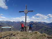 AL PIZZO GRANDE del Sornadello (1574 m) sul sentiero ‘Passo Lumaca’ con giro ad anello da Cornalita il 27 marzo 2023 - FOTOGALLERY
